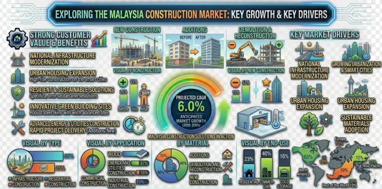 Building the Future: How Malaysia’s Construction Market Is Doubling Its Way to USD 67.2 Billion by 2035